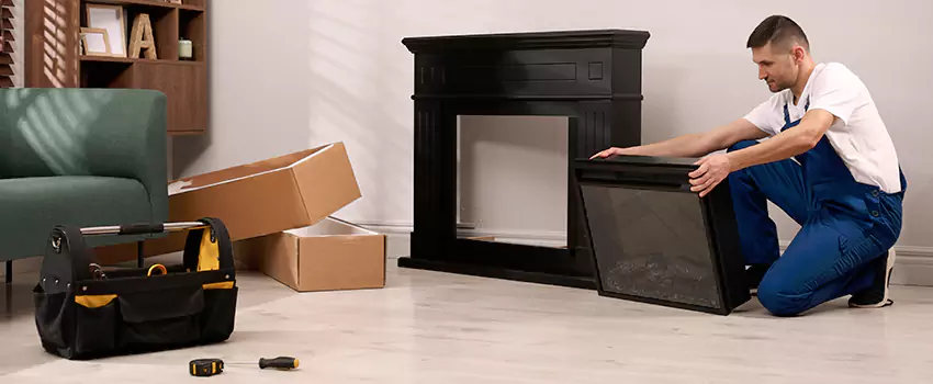 Old Rusted Metal Fireplace Repair And Replacement in Dover, DE