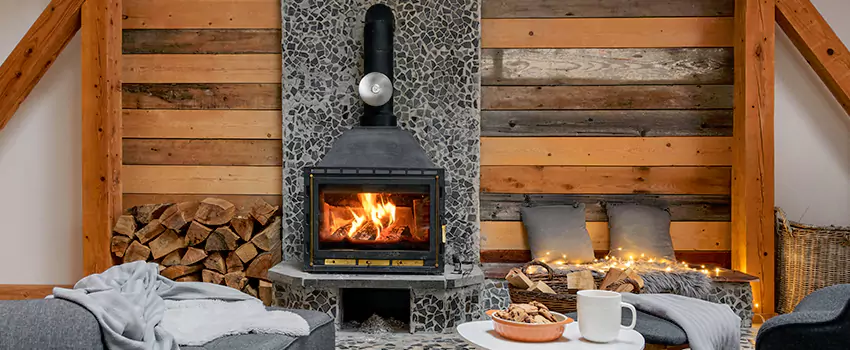 Thelin Hearth Products Direct Vent Gas Stove Fireplace Inspection in Dover, Delaware